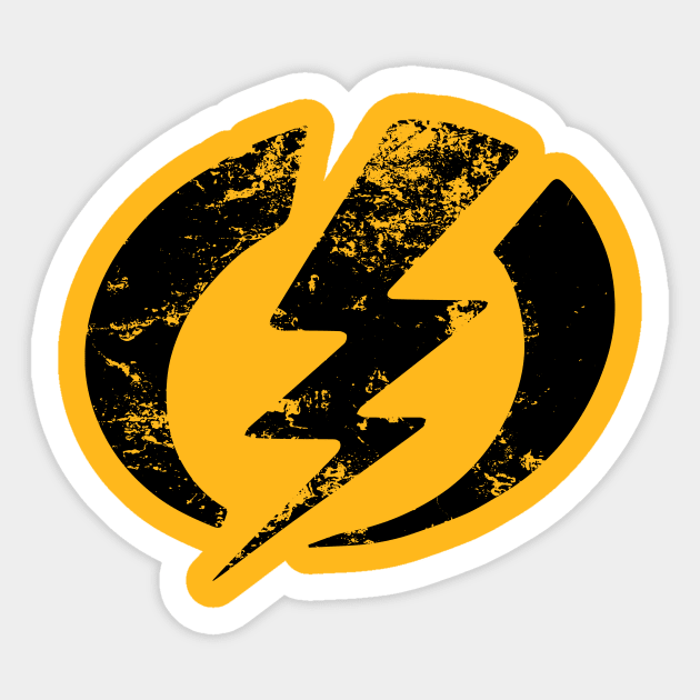 It's Electric (Black) Sticker by Jahshyewuh